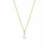 pear shaped white diamond pendant in a drop setting<br>with diamond-kissed bail and rope-style gold chain <span class='visuallyhidden'>Call or text 323-404-2959 if you need shopping assistance.</span>